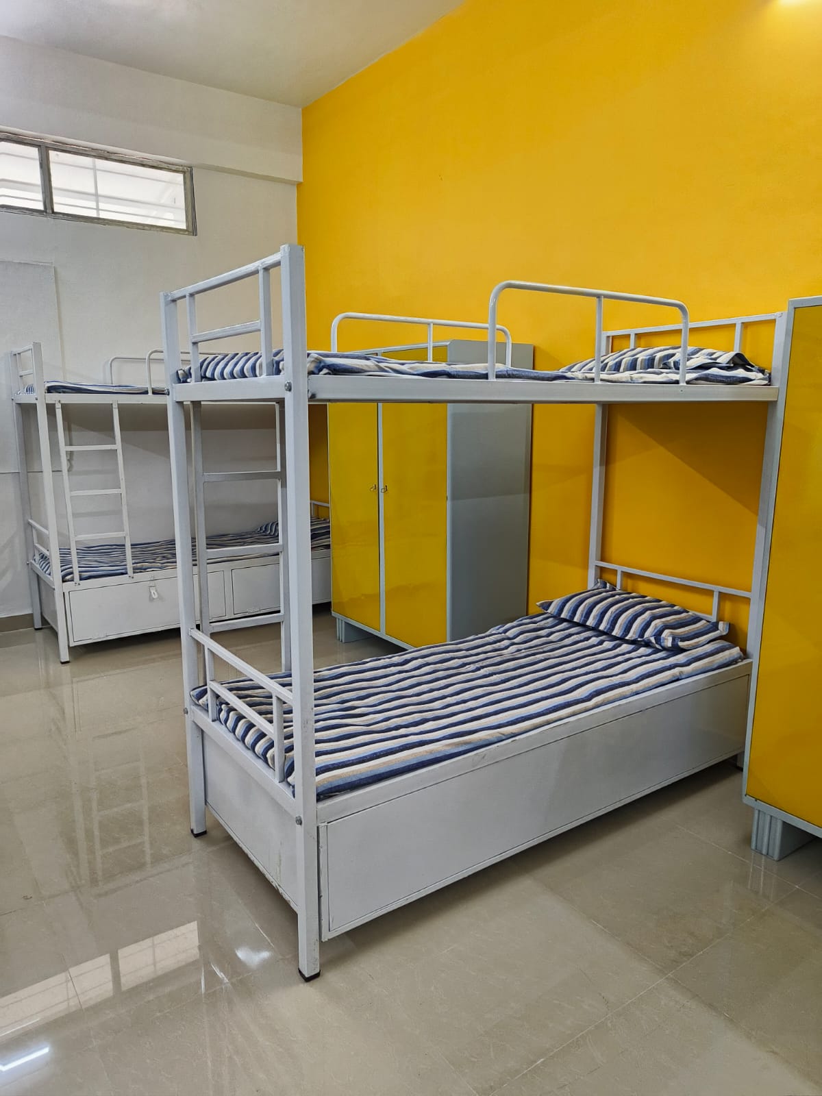 Hygienic dormitories with bunk beds